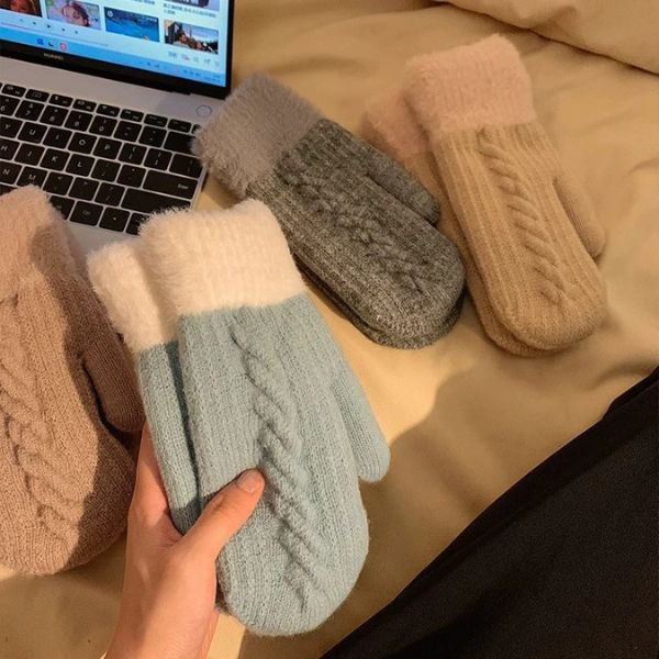 [ Set 6 Đôi ] Găng Tay Len - 18086