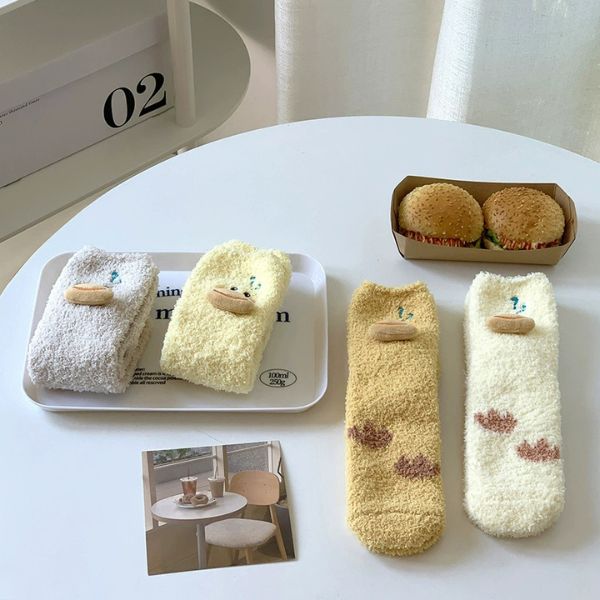 [ Set 5 Đôi ] Vớ Dài Mùa Đông [ Cotton / Có Tag Treo ] - 18026