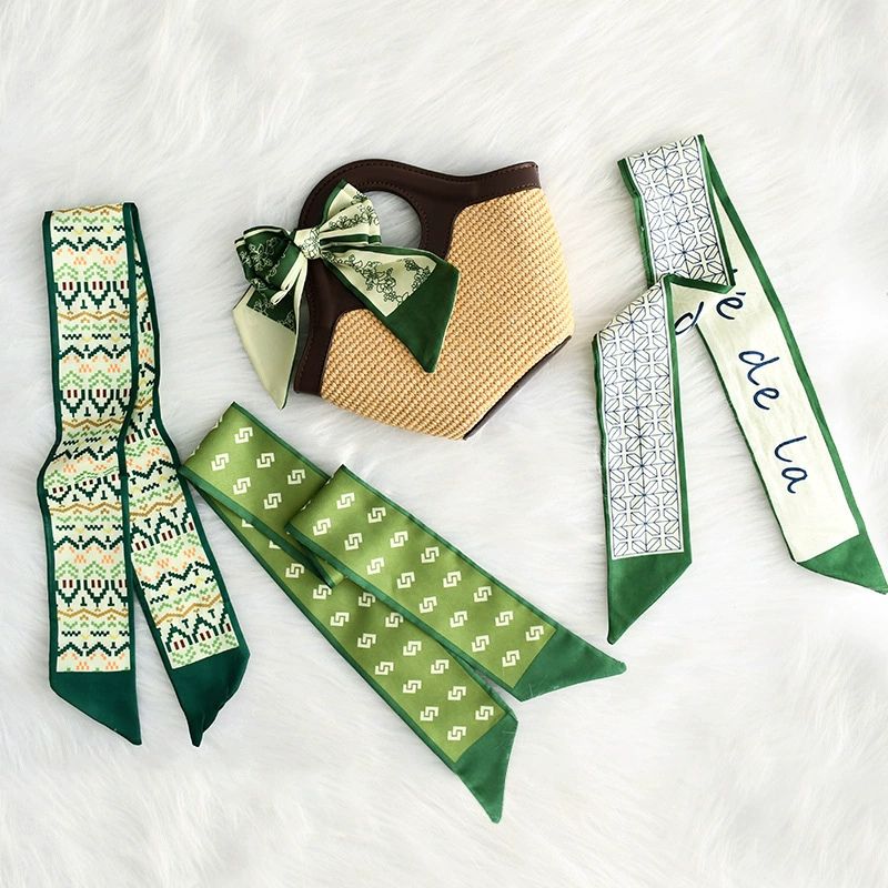 [ Set 20 Cái ] Khăn Lụa Dài Hàn Quốc [ 88*6cm ] - 18111