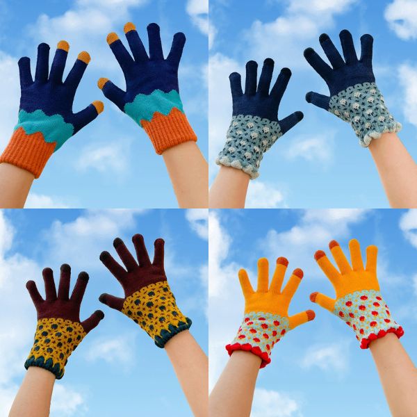 [ Set 5 Đôi ] Găng Tay Len - 18342