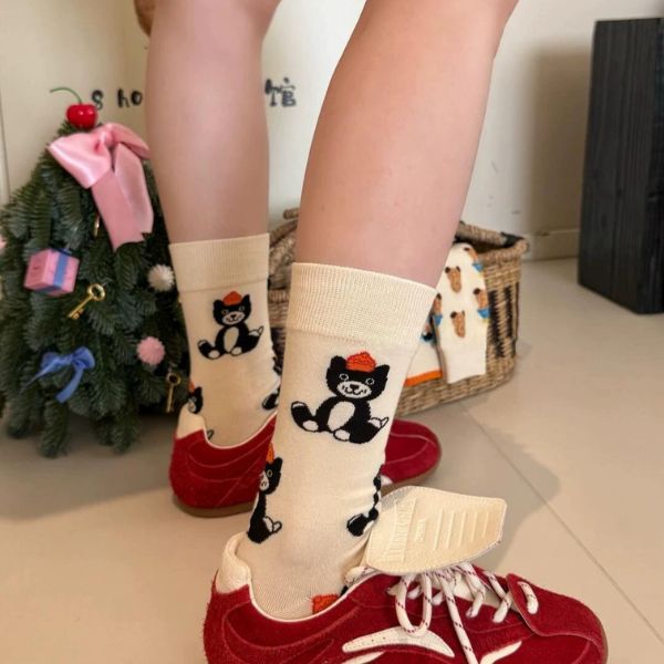 [ Set 12 Đôi ] Vớ Dài [ Polyester ] - 18349