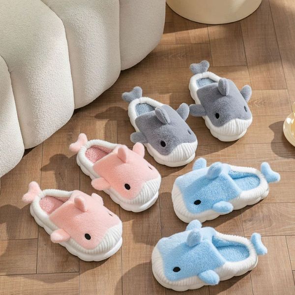 [ Set 2 Đôi ] Dép Bông - Đế Chống Trượt [ Size 30 Đến 41 ] - 18353