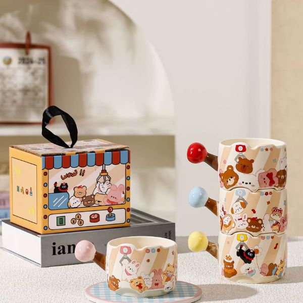 [ Set 2 Cái ] Ly Cốc Sứ [ Hộp Đẹp ] - 18390