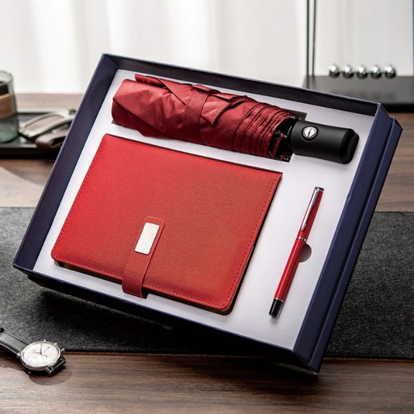 [ Bộ Quà Tặng ] Sổ / Bút / Dù Hoặc Bình Giữ Nhiệt - 18422