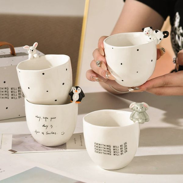 [ Set 2 Cái ] Ly Cốc Sứ [ Hộp Đẹp ] - 18484