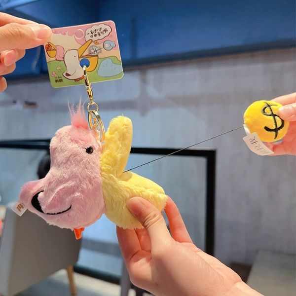 [ Set 2 Cái ] Móc Khoá Bồ Nông Ăn Cá - 18530