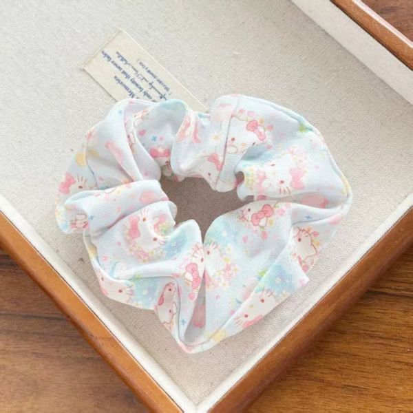 [ Set 20 Cái ] Cột Tóc Scrunchise Hello Kitty - 18785