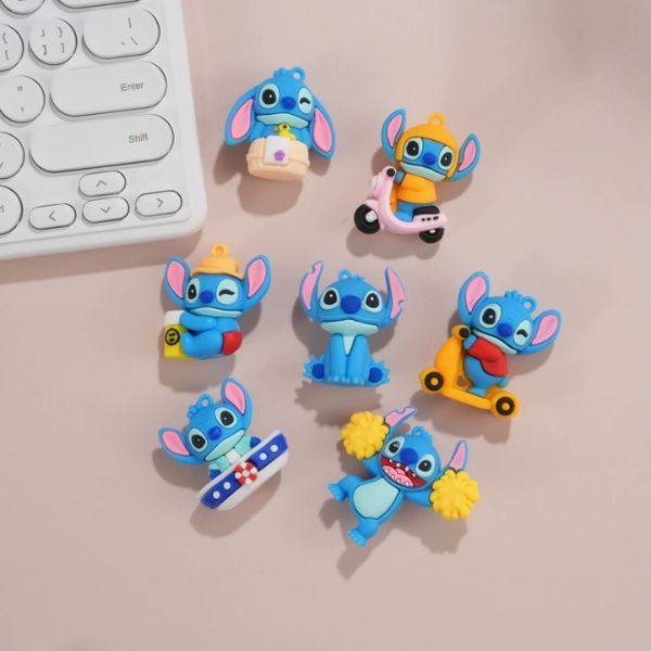 [ Set 50 Cái ] Móc Khoá / Charm Cao Su 3D Stitck [ Size ~ 5cm ] - 19169