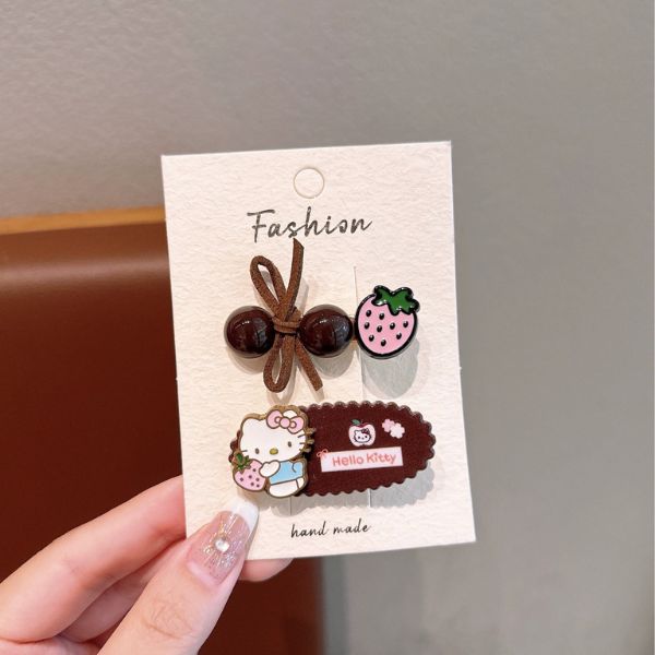 [ Set 10 Vỉ ] Kẹp Tóc Hello Kitty [ Vỉ 2 Cái ] - 19235