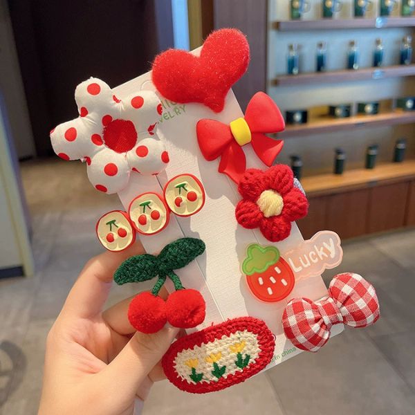 [ Set 5 Vỉ ] Kẹp Tóc - 19229