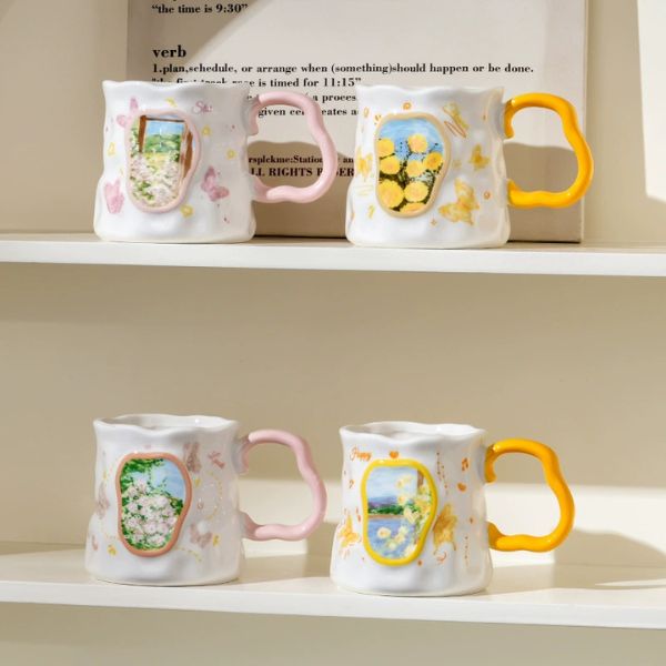 [ Set 2 Cái ] Ly Cốc Sứ [ Chỉ Cốc ] - 19363