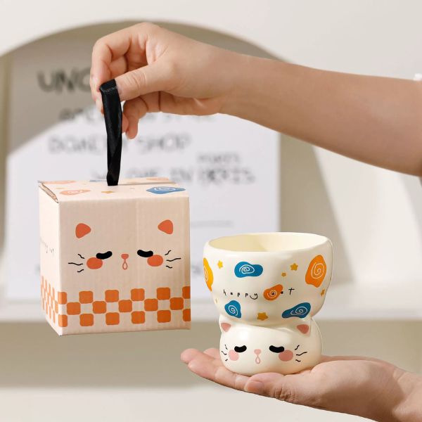 [ Set 2 Cái ] Ly Cốc Sứ [ Hộp Đep ] - 19452