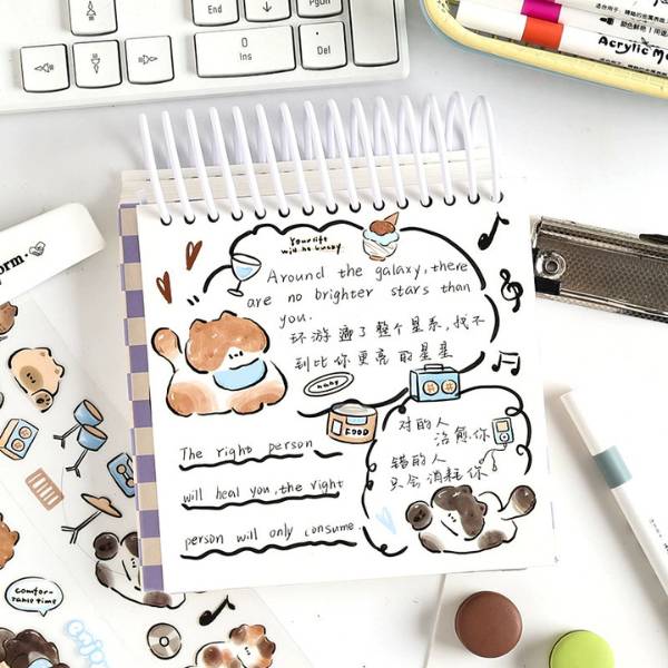 [ Set 2 Hộp ] Washi Tape [ 5cm*2m / Hộp 6 Cuộn ] - 19995