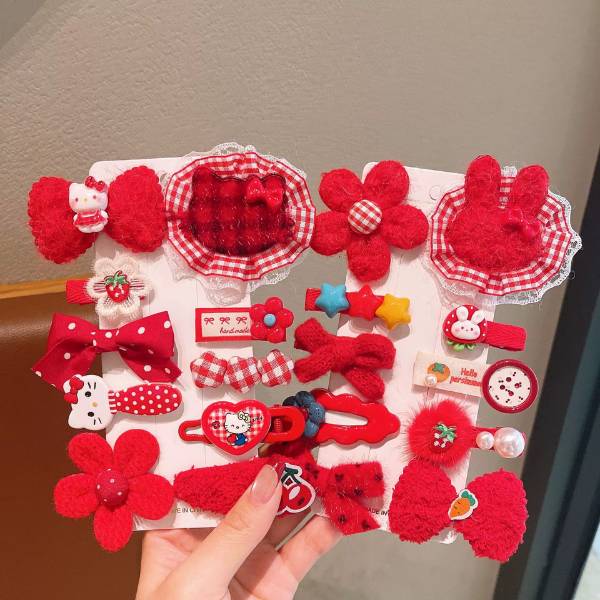 [ Set 4 Vỉ ] Kẹp Tóc - 20109