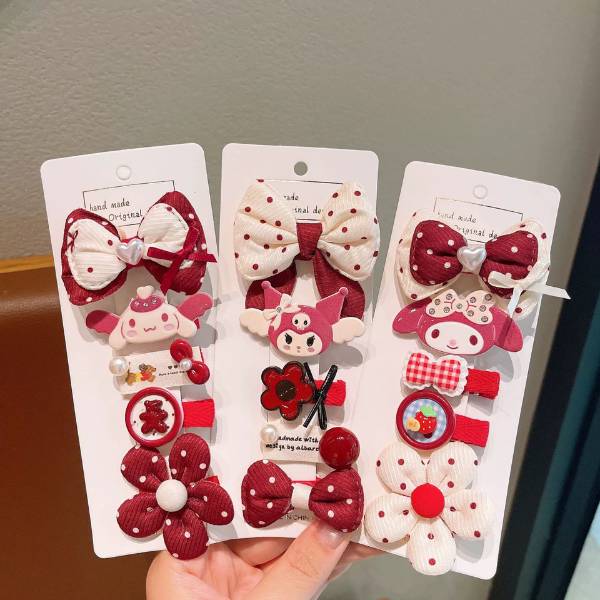 [ Set 8 Vỉ ] Kẹp Tóc - 20107