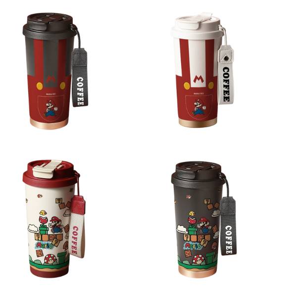 [ Set 2 Cái ] Bình Giữ Nhiệt Mario [ 500ml / Inox 316 ] - 20152