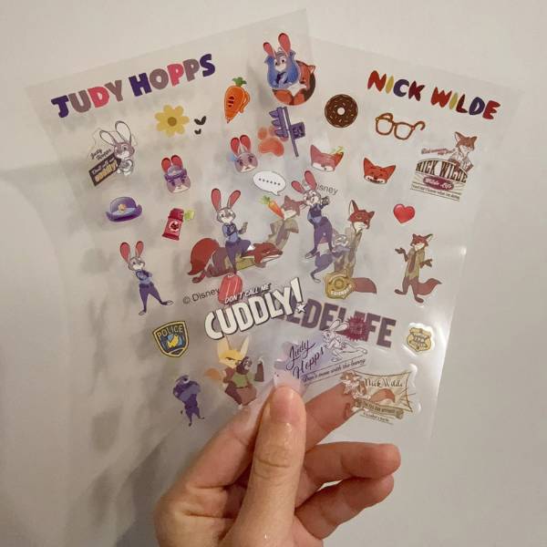 [ Set 10 Túi ] Sticker Zootopia [ Túi 2 Tấm ] - 20285