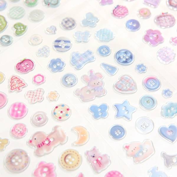 [ Set 12 Vỉ ] Sticker Nổi - 20320