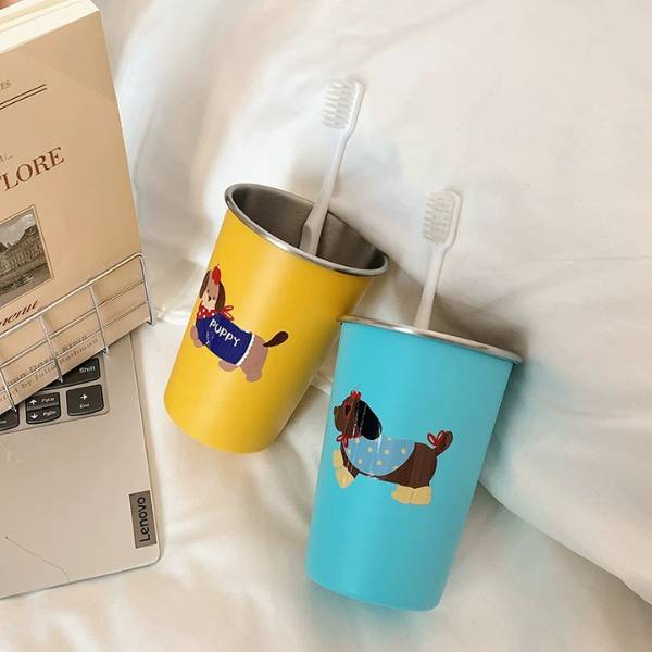 [ Set 5 Cái ] Cốc Đánh Răng [ Inox 304 ] - 20350