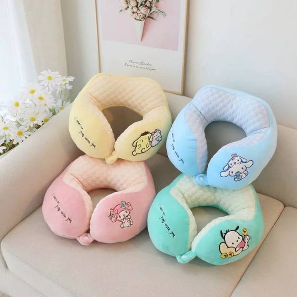[ Set 5 Cái ] Gối Chữ U Sanrio - 20384