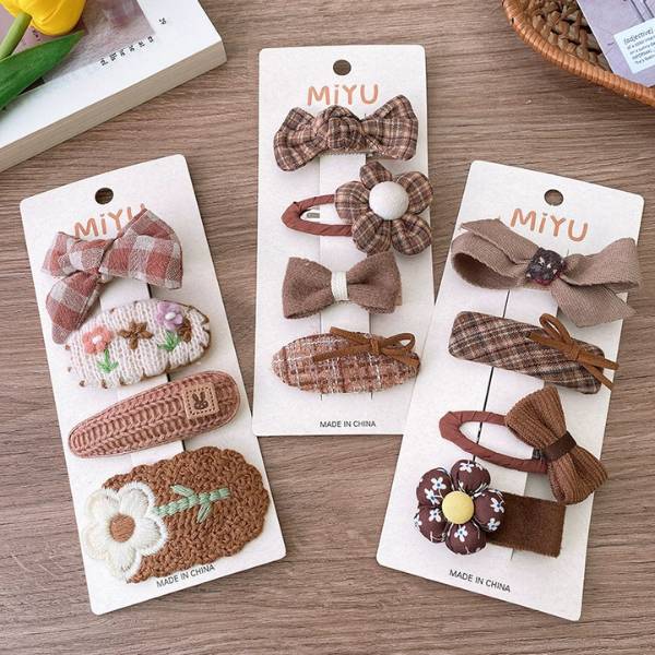 [ Set 6 Vỉ ] Kẹp Tóc [ Vỉ 4 Cái ] - 20500