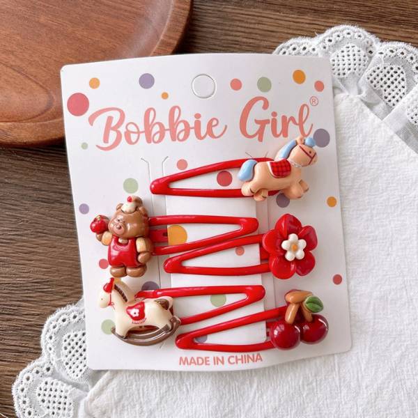 [ Set 12 Vỉ ] Kẹp Tóc / Cột Tóc - 20505