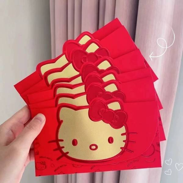 [ Set 10 Xấp ] Lì Xì Hello Kitty [ Xấp 10 Cái ] - 20515