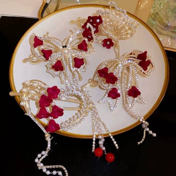 [ Set 5 Cái ] Kẹp Tóc Kim Loại - 20588