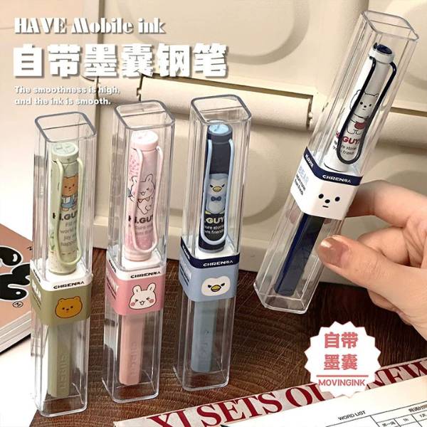 [ Set 10 Cây ] Bút Máy Mực Thay Thế [ Mực Đen ] - 20673