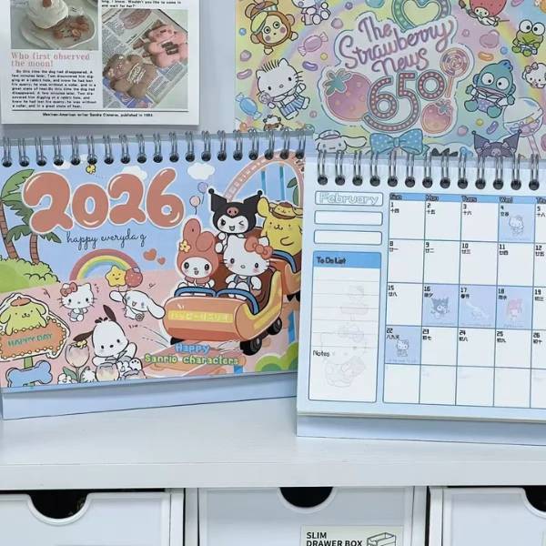 [ Set 5 Quyển ] Lịch 2026 Sanrio - 20697