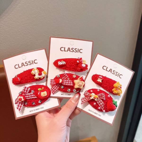 [ Set 12 Vỉ ] Kẹp Tóc [ Vỉ 2 Cái ] - 20723