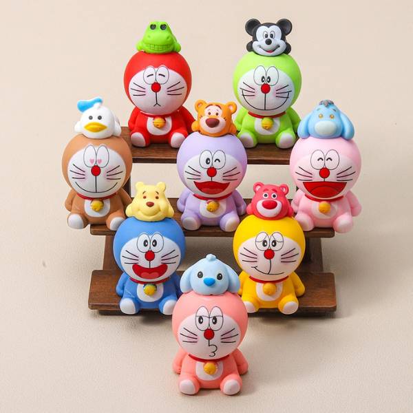 [ Set 16 Cái ] Charm 3D Doraemon - 20804