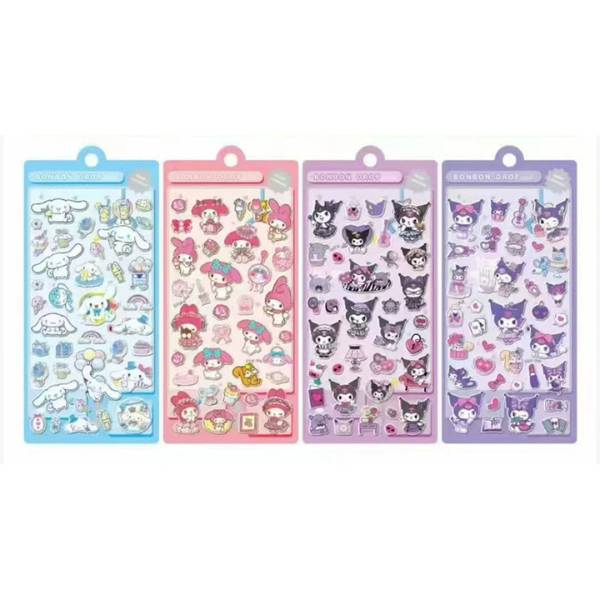 [ Hộp 24 Túi ] Sticker Nổi Sanrio - 20900