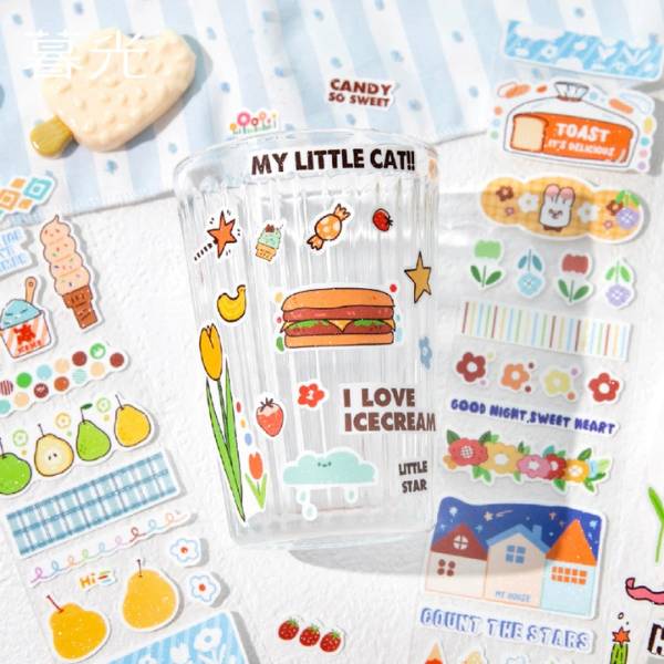 [ Set 8 Cuộn ] Washi Tape [ 3.5cm*2m ] - 21319