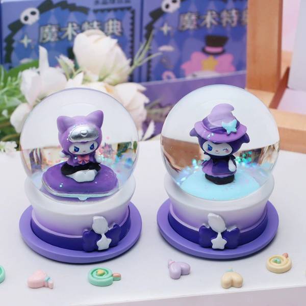 [ Hộp 6 Quả ] Cầu Tuyết Kuromi [ Size ~ : 6*8.5cm ] - 21335