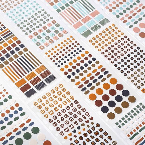 [ Set 5 Túi ] Sticker [ Túi 12 Tấm ] - 21313