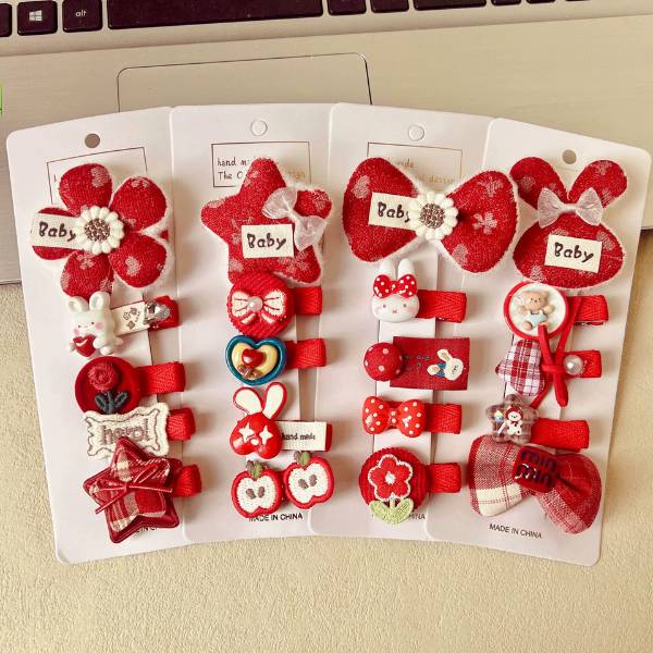 [ Set 12 Vỉ ] Kẹp Tóc [ Vỉ 5 Cái ] - 21479