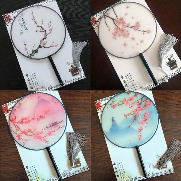 [ Set 10 Cái ] Quạt Tròn Truyền Thống - 21610