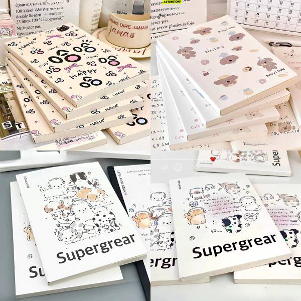 [ Set 12 Quyển ] Vở [ A5 / Giấy Trống ] - 21601