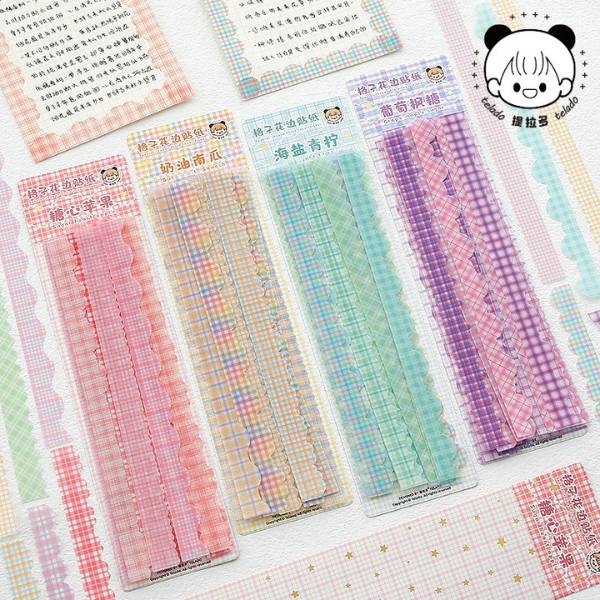 [ Set 12 Túi ] Washi Tape Dán Viền [ 20 Nhãn ] - 21589