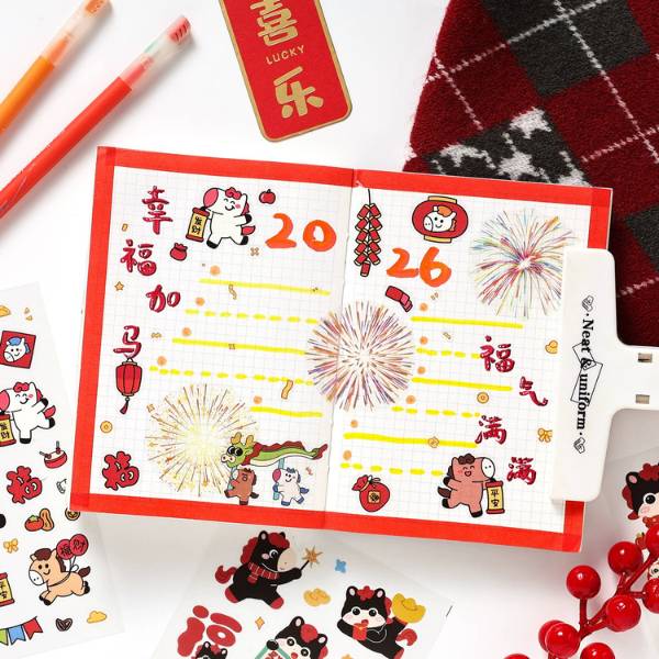 [ Set 12 Túi ] Sticker [ Túi 4 Tấm ] - 21815