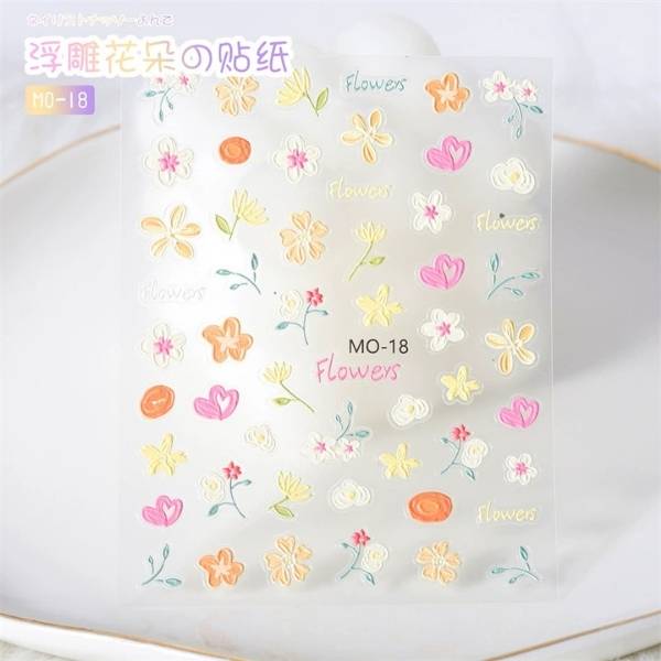 [ Set 20 Tấm ] Sticker Dán Nail [ Nhiều Mẫu ] - 21859