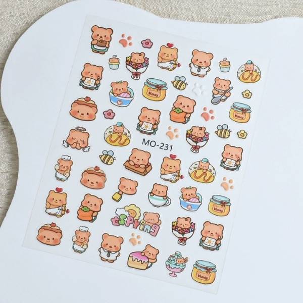 [ Set 20 Tấm ] Sticker Dán Nail - 21853