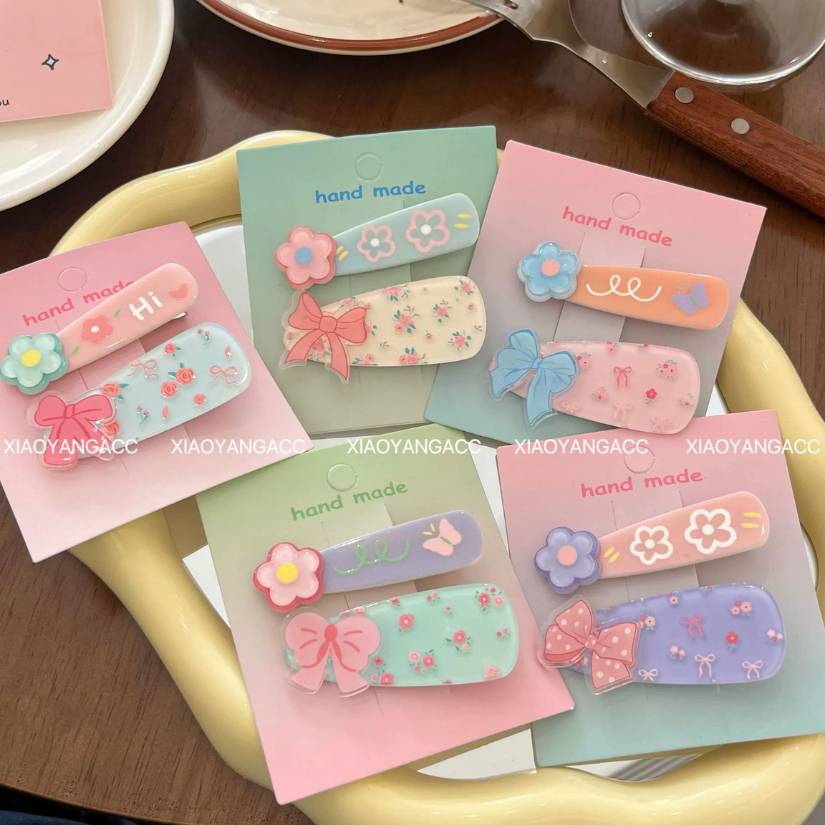 [ Set 12 Bộ ] Kẹp Tóc [ Bộ 2 Cái / Không Vỉ ] - 22332