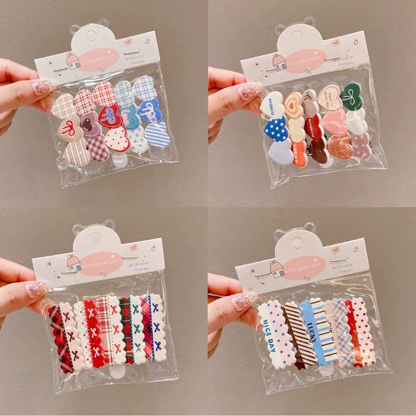 [ Set 12 Bộ ] Kẹp Tóc [ Bộ 5 Cái ] - 22317