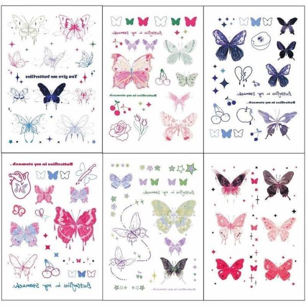 [ Set 10 Xấp ] Hình Xăm Nước [ 1 Xấp 6 Tấm ] - 934634