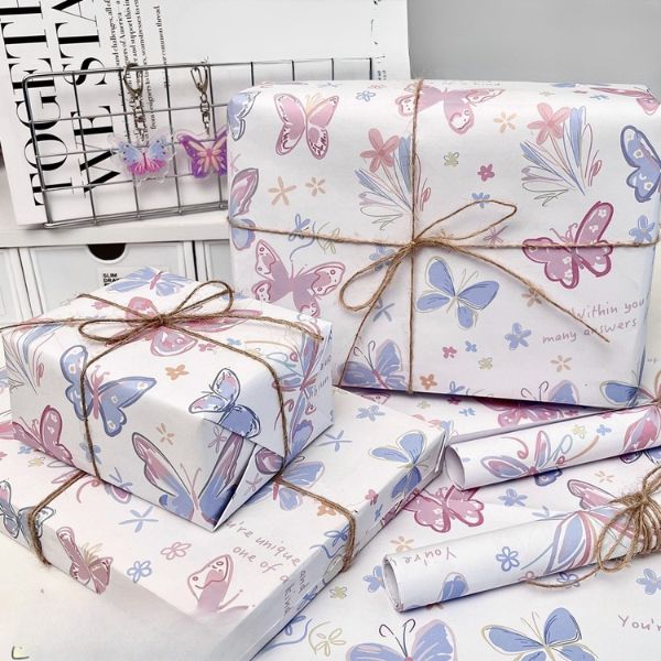 [ Set 12 Xấp ] Giấy Gói Quà [ Mix 4 Mẫu - Size 50*70 - 1 Cuộn 6 Tờ ] - 934696