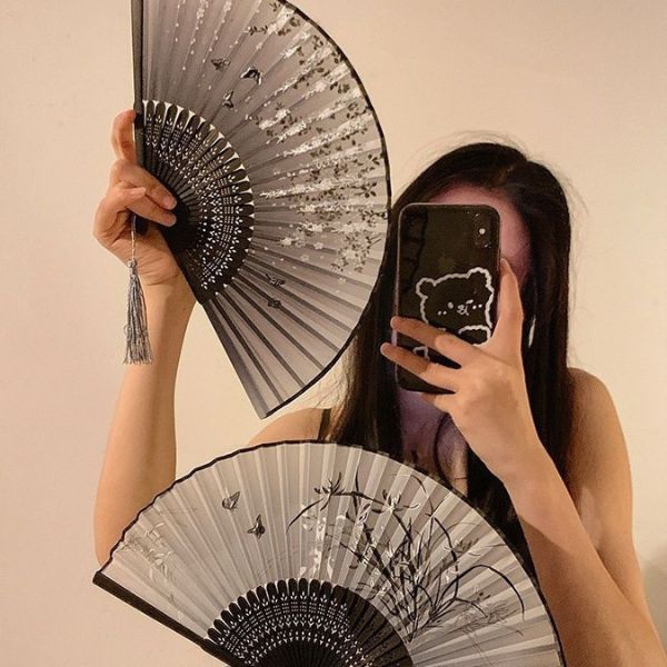[ Set 6 Cái ] Quạt Tay Cổ Trang - 934895
