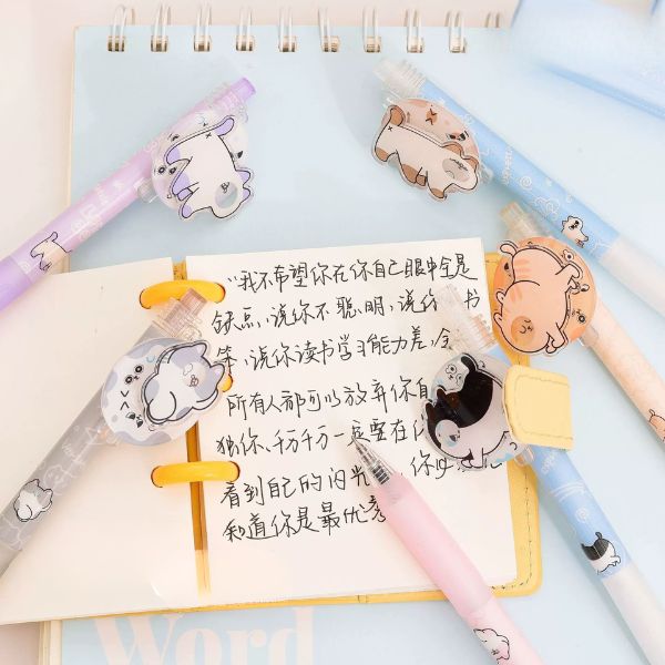 [ Hộp 36 Cây ] Bút Bi Xoay Meow Meow [ 0.5mm - Đen ] - 95858