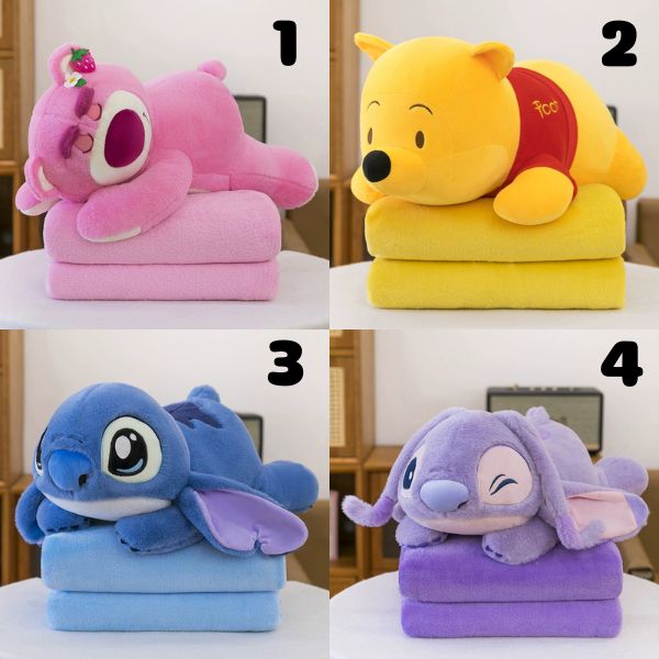 [ Set 2 Con ] Chăn / Gối Sanrio [ Gối / Chăn 100*160cm ] - 96350